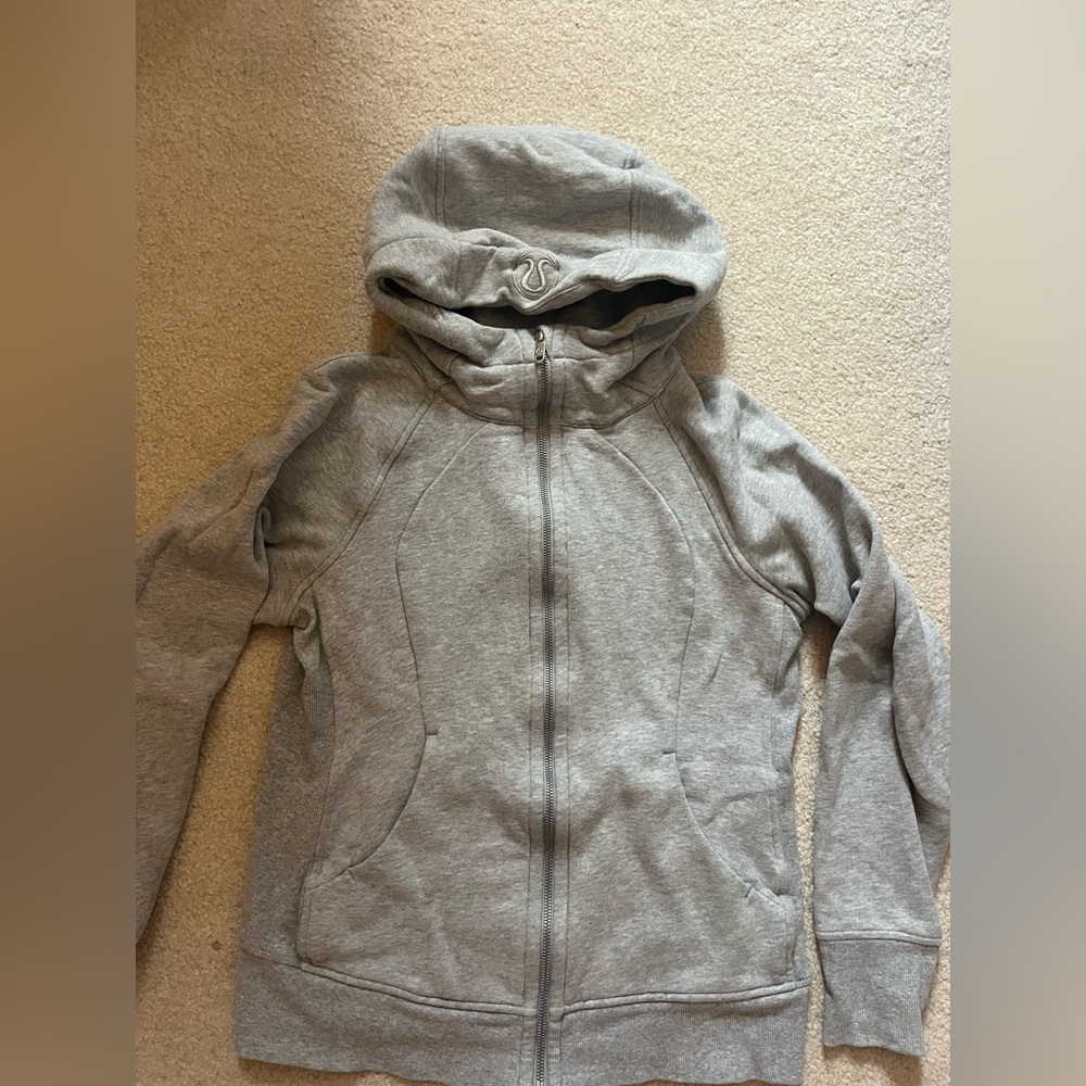 Lululemon Heather Gray Fleece Jacket
